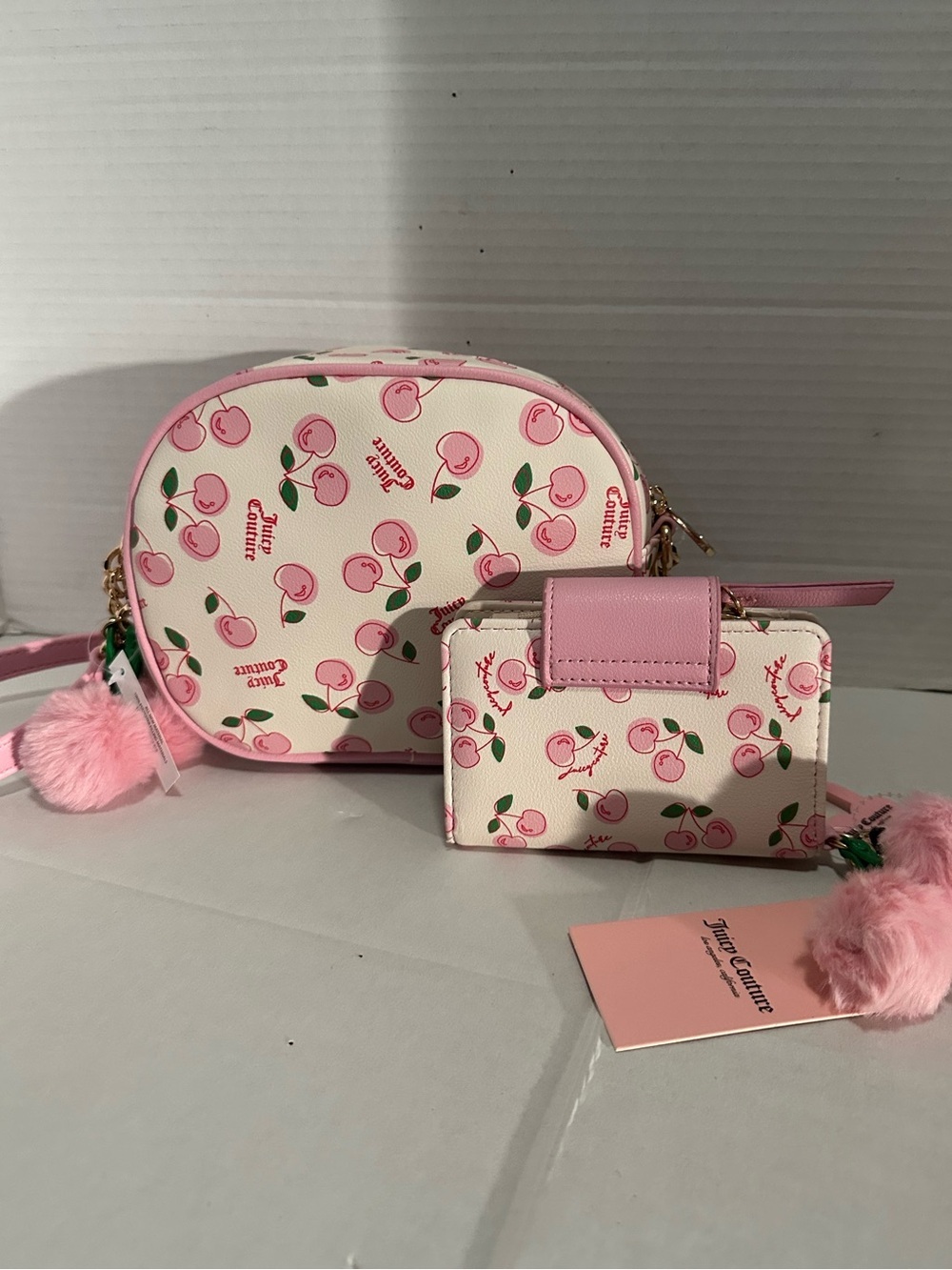 🍒 NWT Juicy Couture Cherry Girl Crossbody & Wallet Set -Rare Y2K Viral Find! - Picture 5 of 16